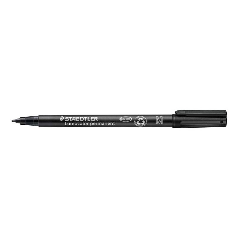 Staedtler Lumocolor M 1,0mm 317-9 permanent sort