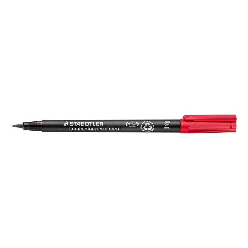 Staedtler Lumocolor S 0,4mm 313-2 permanent rød
