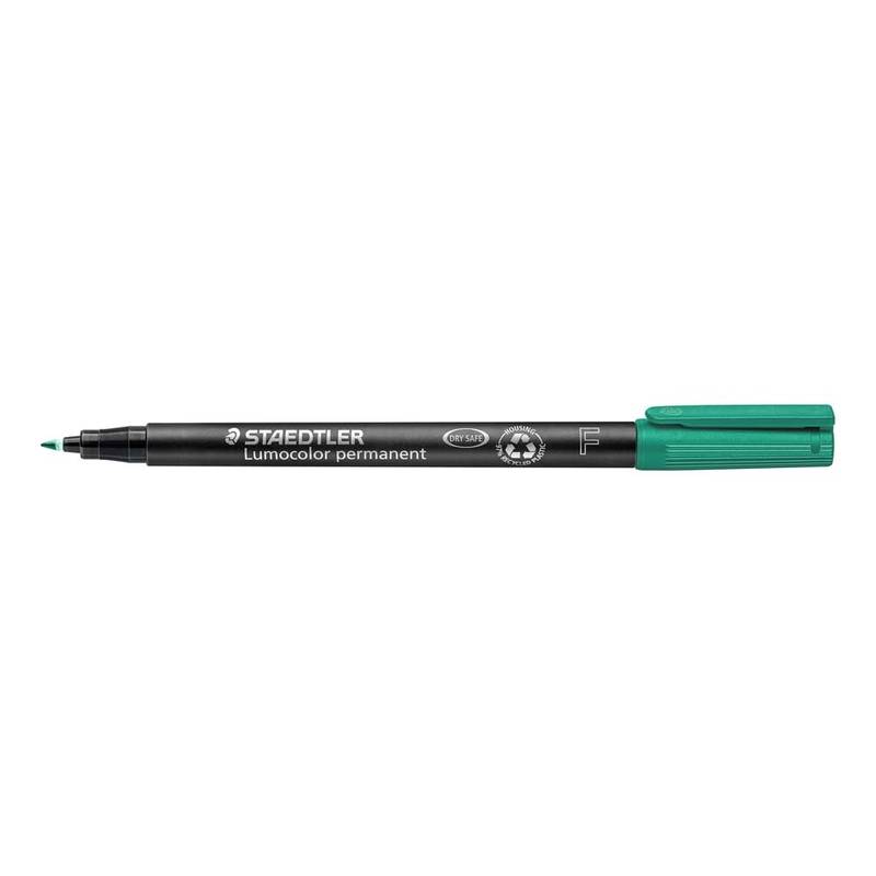 Staedtler Lumocolor F 0,6mm 318-5 permanent grøn