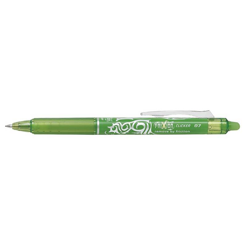 Pilot FriXion Clicker kuglepen medium 0,7mm lime