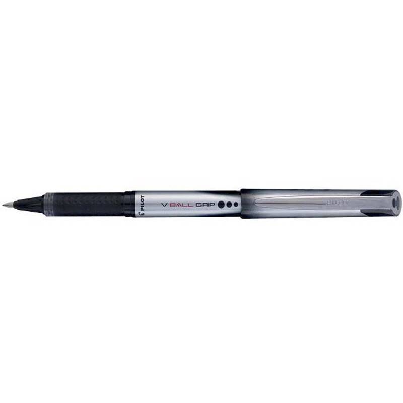 Pilot V-Ball Grip medium rollerpen 0,7mm sort