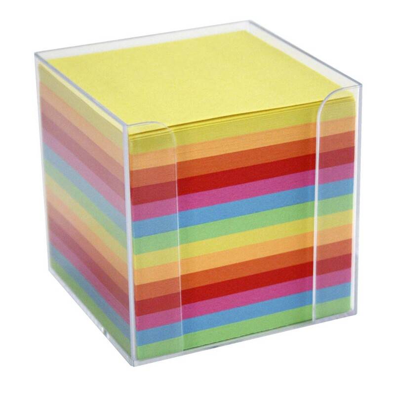 Q-line kubusdispenser 9,5x9,5x9,5cm kulørt 700 ark