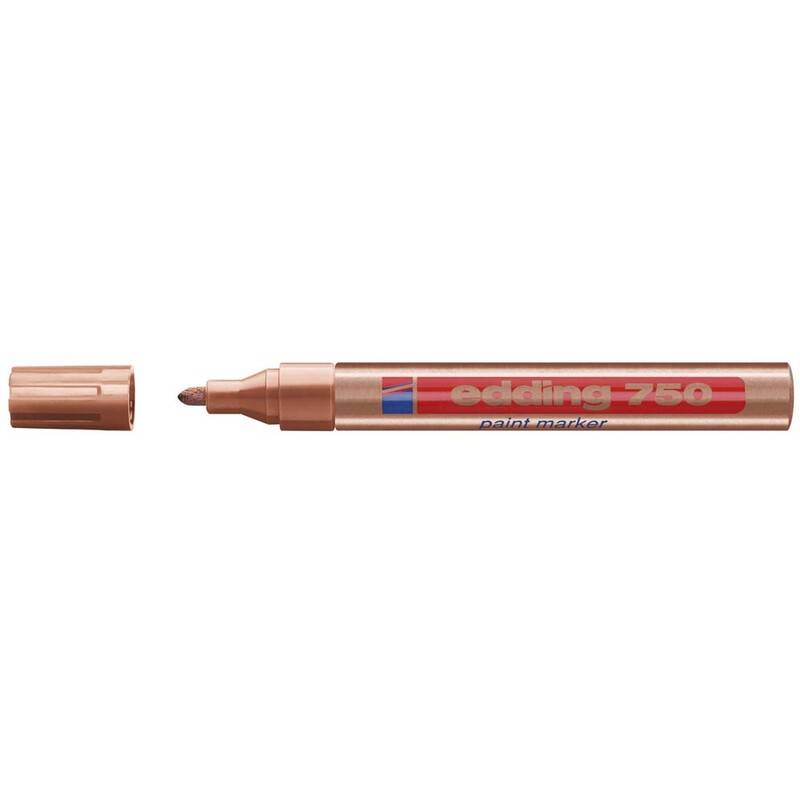 Edding 750 Paint-marker permanent 2-4mm kobber