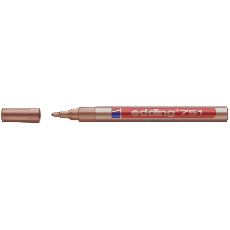 Edding 751 Paint-marker permanent 1-2mm kobber