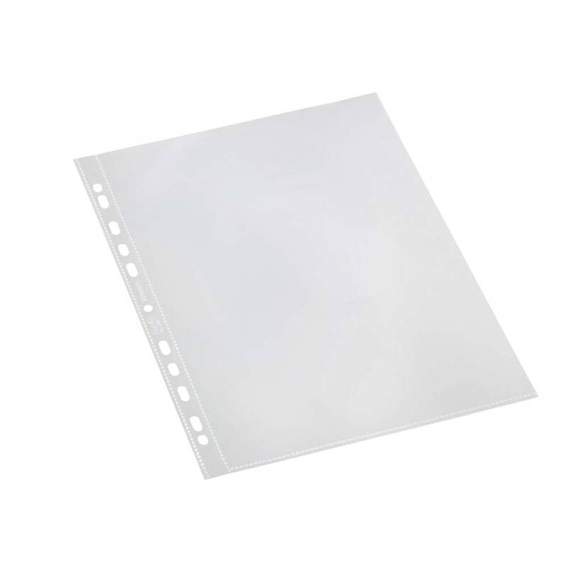 Bantex plastlommer A4 glasklar 0,11mm åben top, 100 stk