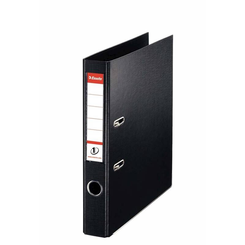 Esselte No 1 Power brevordner A4 PP 50mm sort