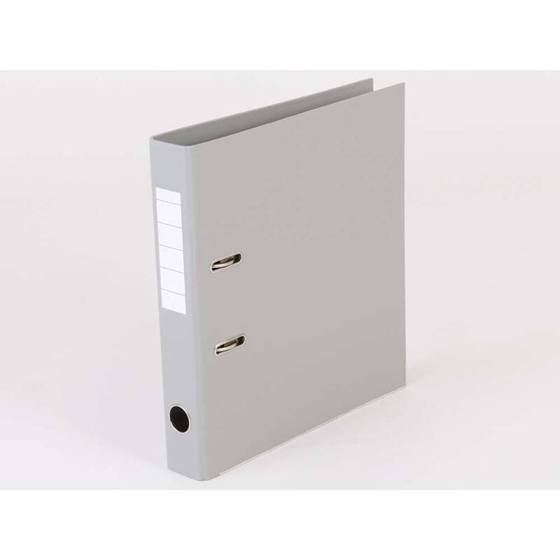 Q-line brevordner med metalskinne A4 50mm grå