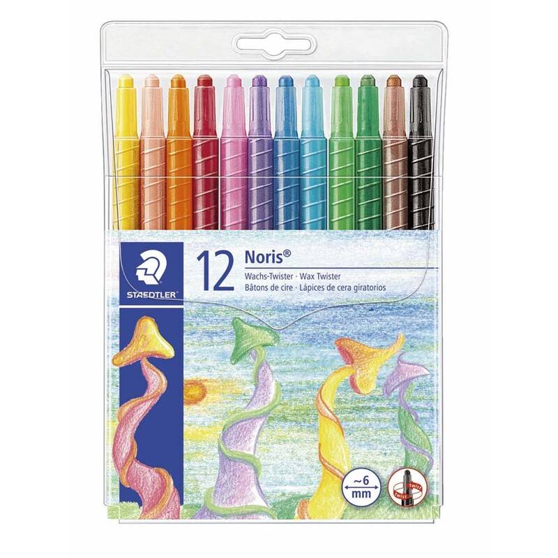 Staedtler Noris Club oliekridt, 12 farver