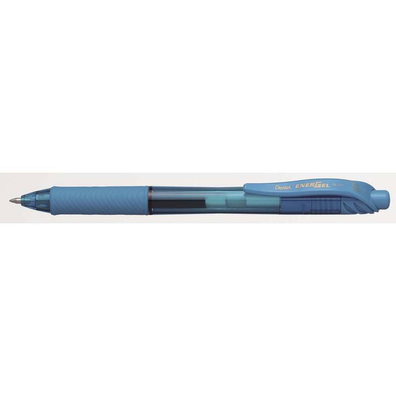 Pentel EnerGelX BL107 gelpen 0,7mm lysblå