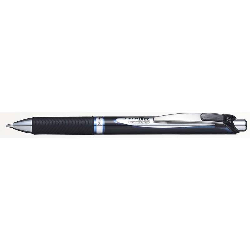 Pentel EnerGel BLP77-C rollerpen permanent blå