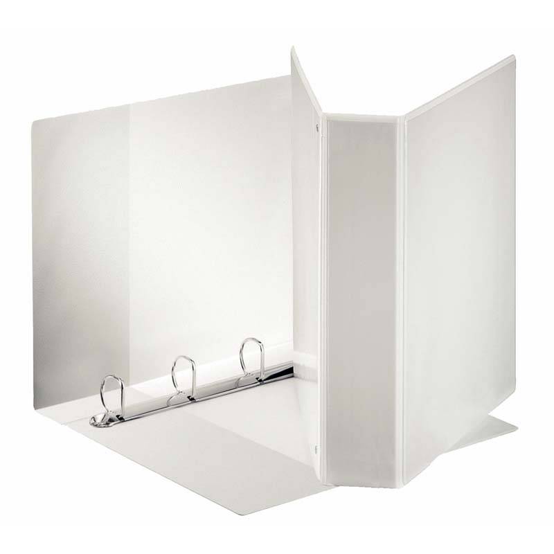 Esselte indstiksringbind maxi A4+ 60mm 4D-ring 86mm ryg 55299 hvid
