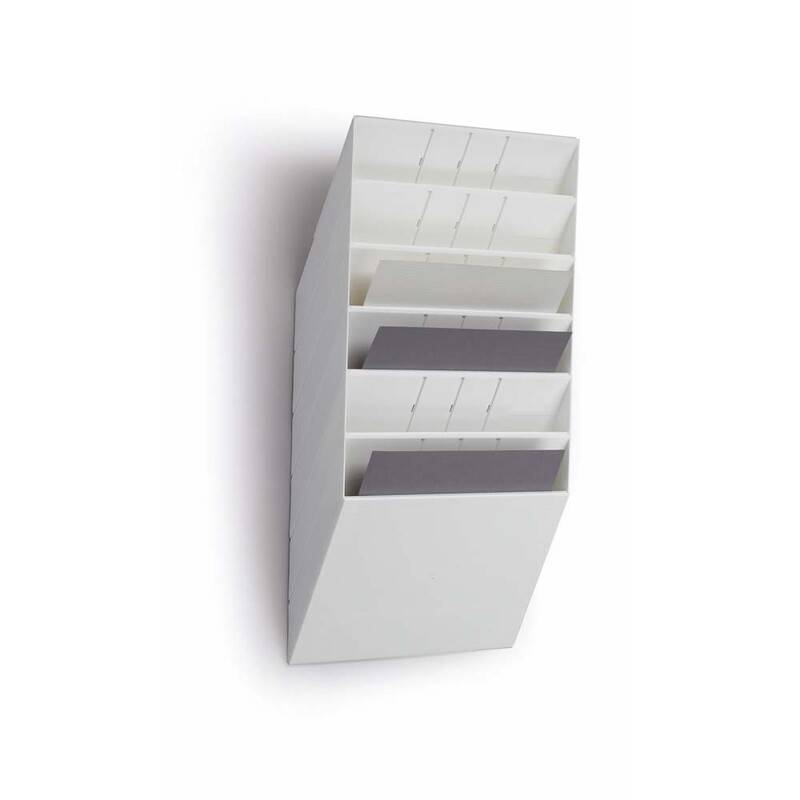 Durable blanketfag Flexiboxx A4 6-fag liggende hvid