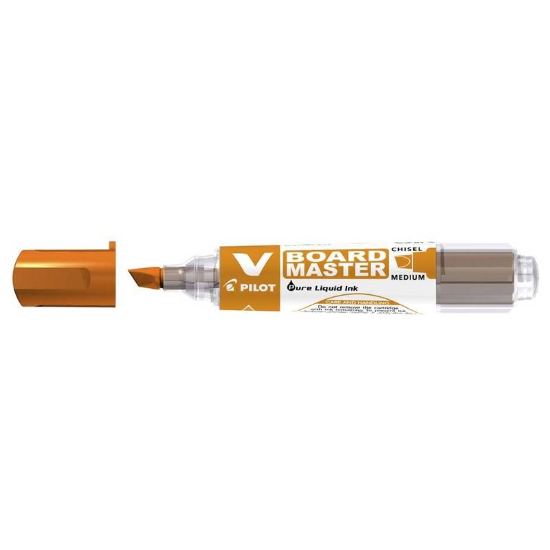 Pilot BeGreen Master V-Board whiteboardmarker med skrå spids orange