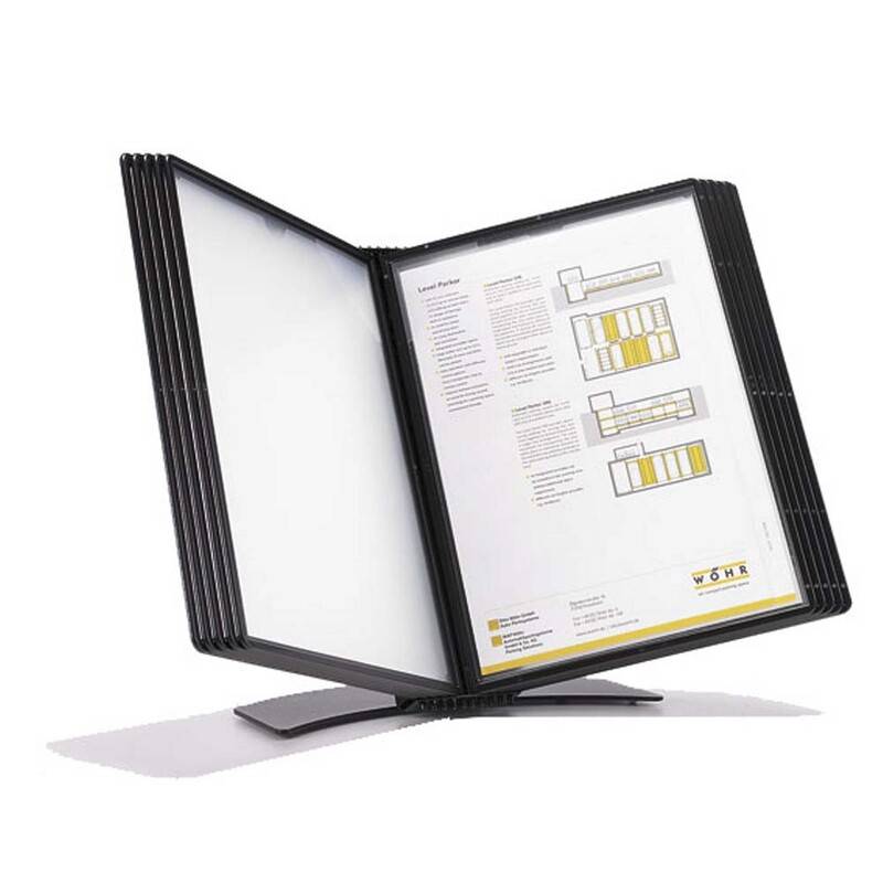 Easymount registersystem A5 til 5 lommer sort
