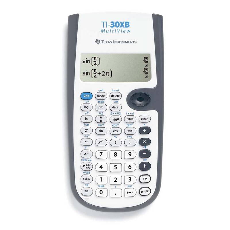 Texas matematikregner TI-30XB MultiView