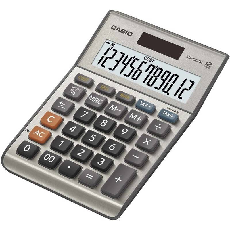 Casio MS-120MS lommerregner 12 cifre
