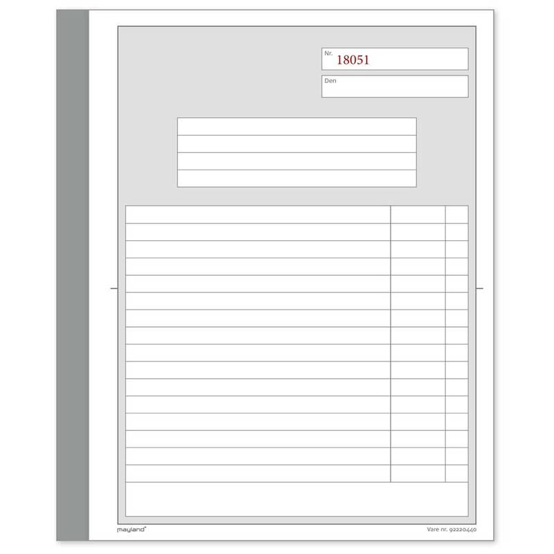 Mayland duplikatbog 2x50 blade 148x200mm
