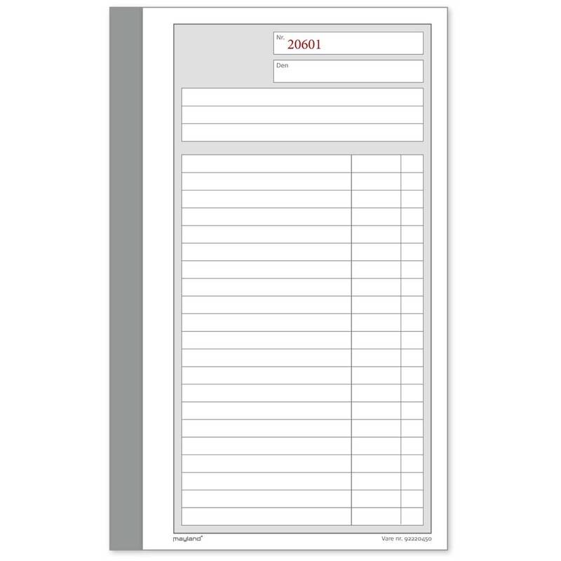 Mayland Triplikatbog 3x50 blade 180x200mm