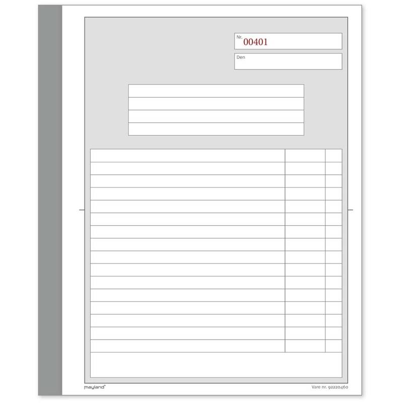 Mayland triplikatbog 3x50 blade 148x200mm