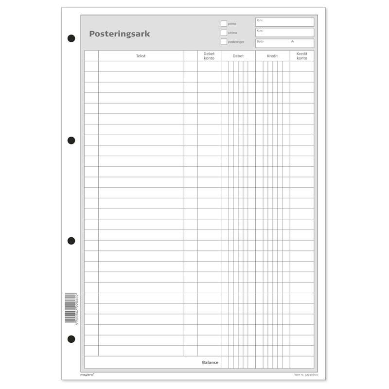 Mayland posteringsark 100 blade 210x300mm 92 2206 00