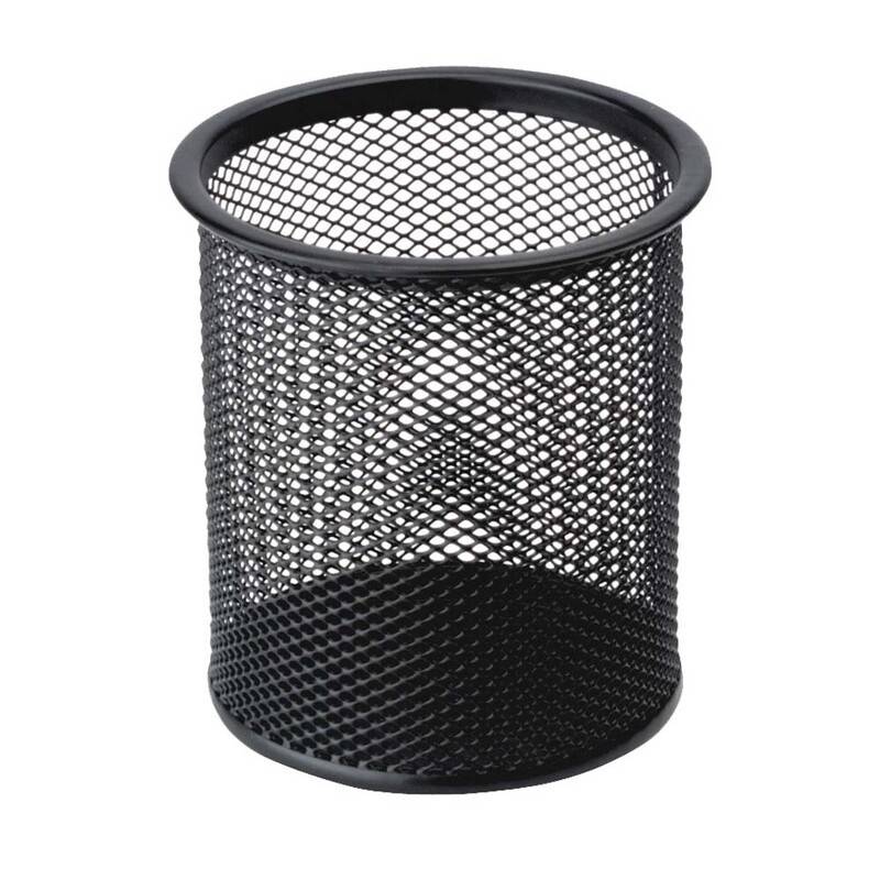 Office penneholder tråd Ø9x10cm metal sort