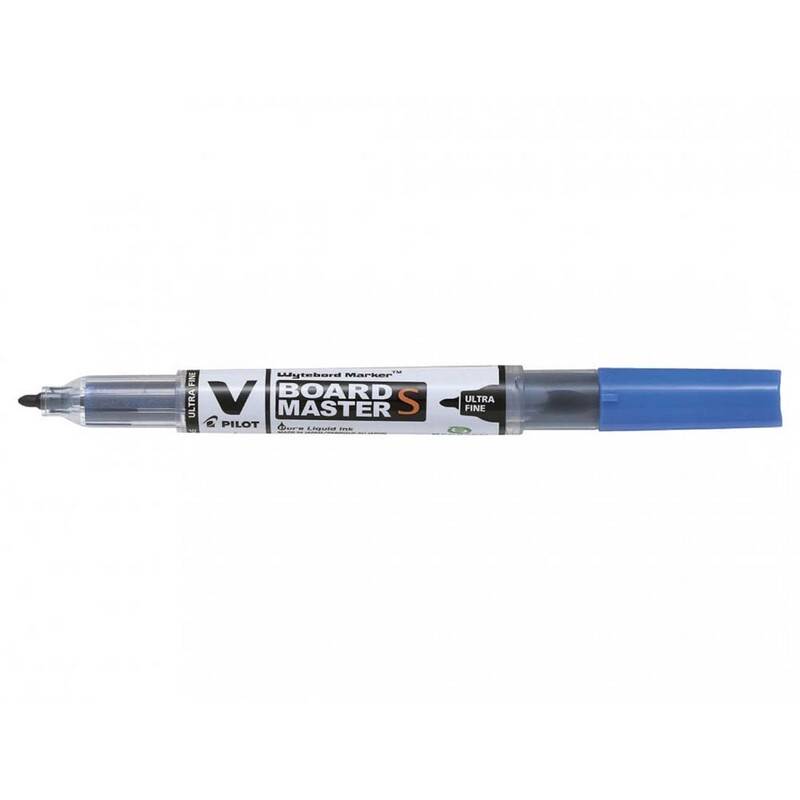 Pilot whiteboardmarker V Board Master S Ultra Fine blå