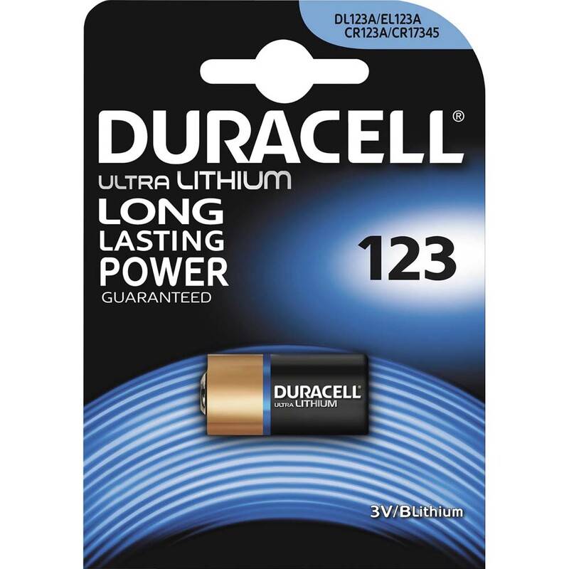 Duracell Ultra Photo 123 batteri, 1 stk pakning