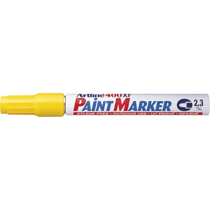 Artline 400XF Paint marker 2,3mm rund spids gul