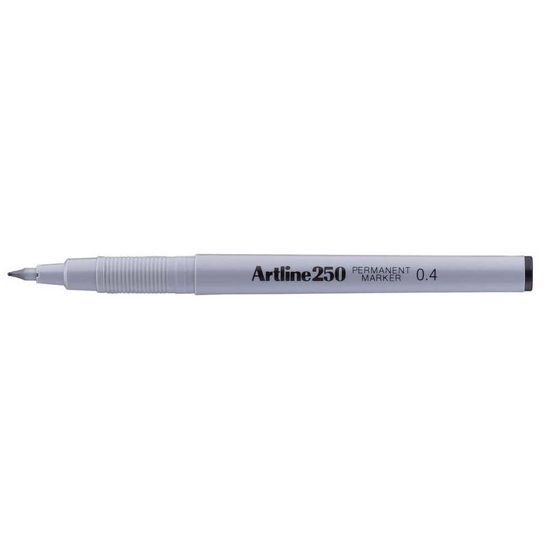 Artline marker EK250 permanent 0,4mm sort