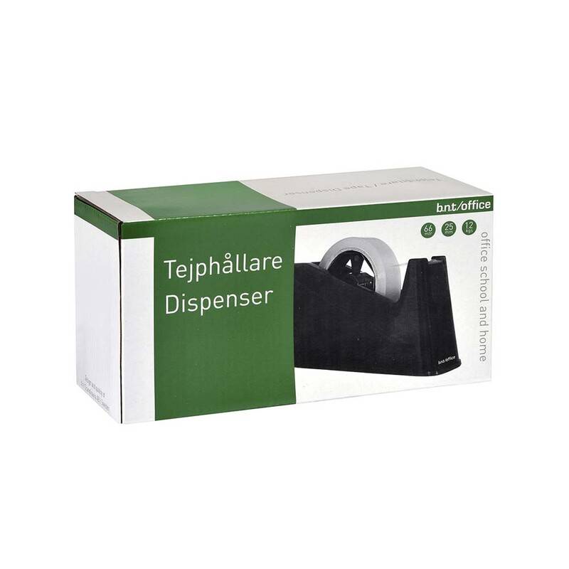 Tapedispenser bordmodel med 2 kerner til 33m/66m sort