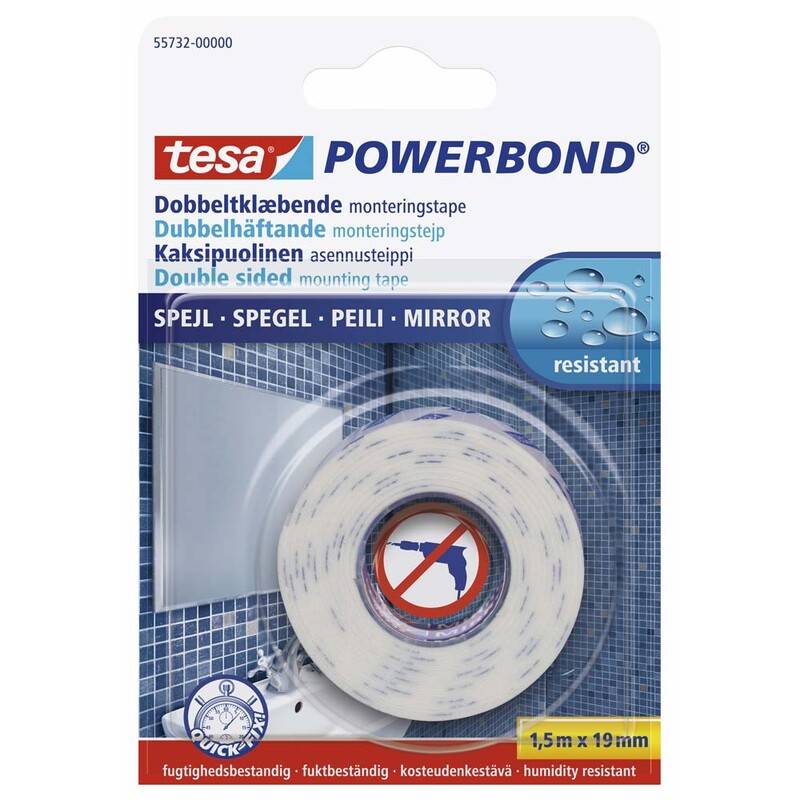 Tesa dobbeltklæbende skumtape spejltape 19mmx1,5m