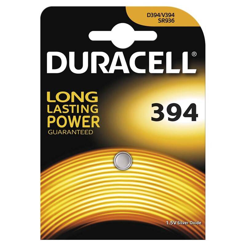 Duracell batteri 394 1,5V Silver Oxide