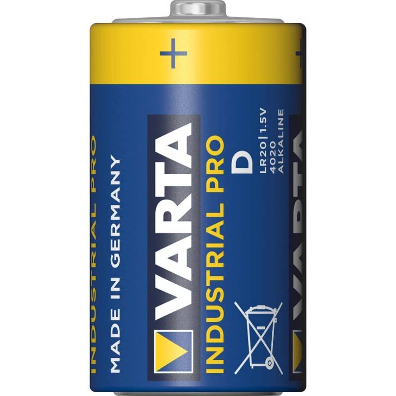 Varta Industrial LR 20 D batteri 20 stk pakning