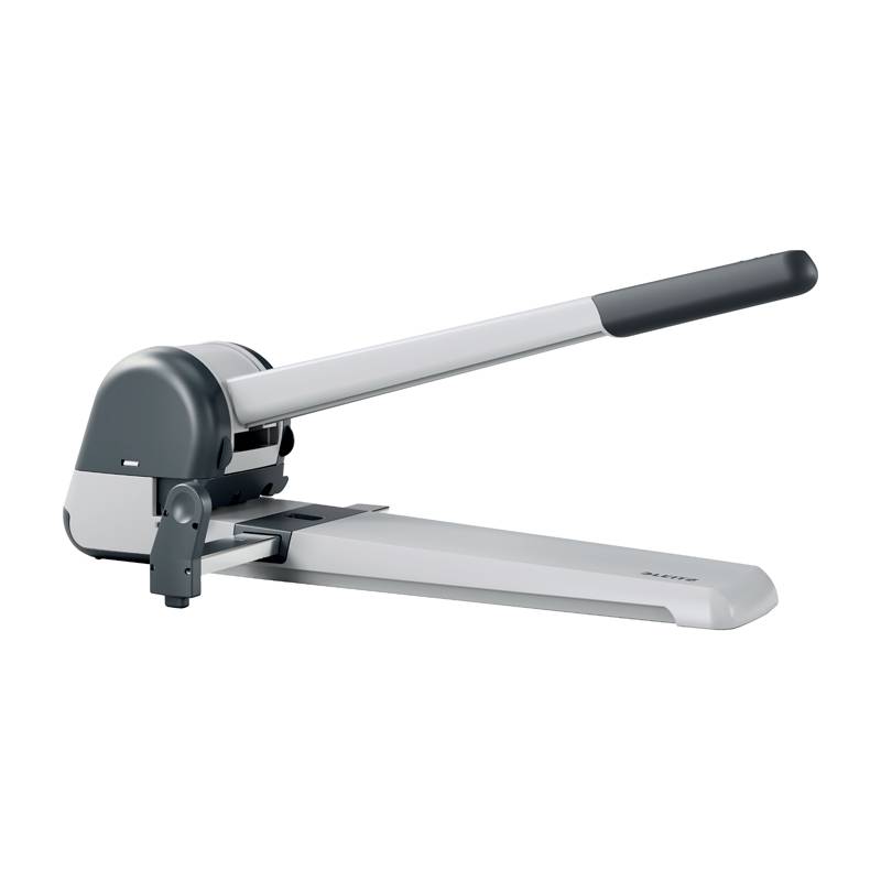 Leitz 5182 hulapparat med skinne 2-huls sølv, 250 ark
