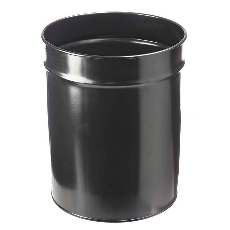 Twin metal papirkurv 20 liter højde 365mm sort