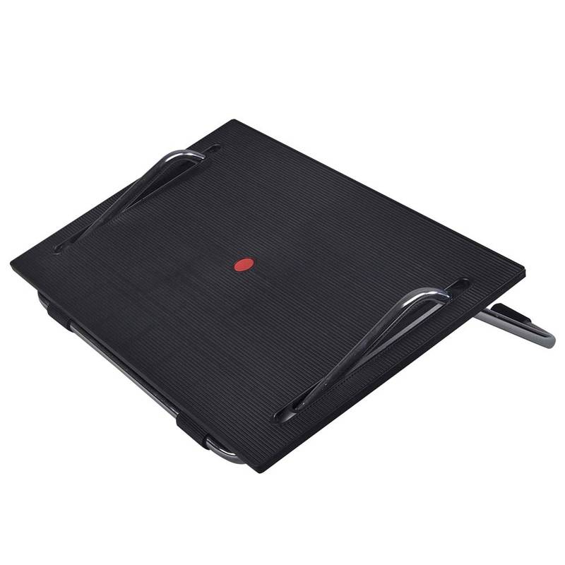 Twin ergonomic fodstøtte sort