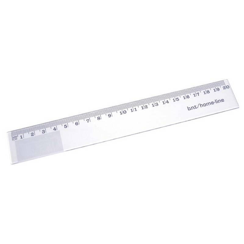 Lineal plast 20 cm - økonomimodel - og super billig