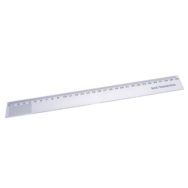 Office lineal i plast 30 cm klar