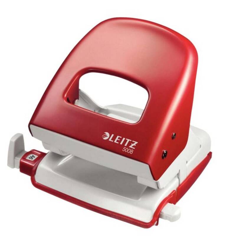 Leitz 5008 NeXXt hulapparat 2-huls rød, 30 ark