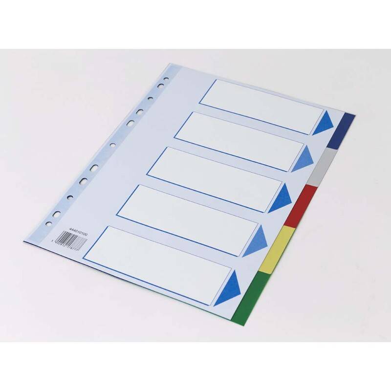 Q-line faneblade plast 5-delt A4