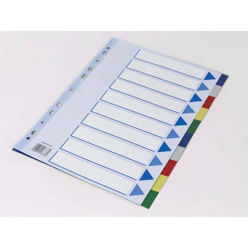 Q-line faneblade plast 10-delt A4