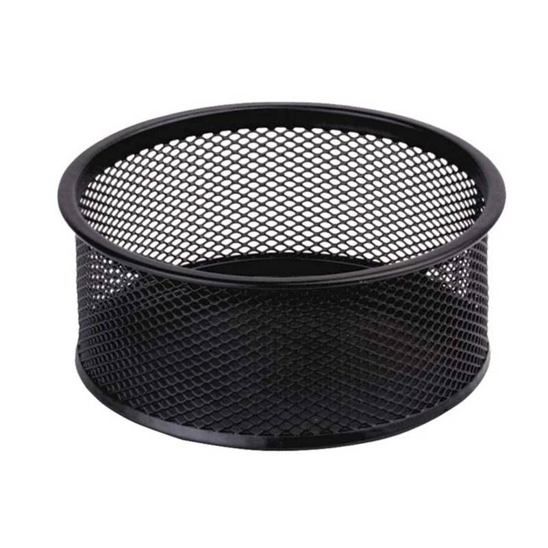 Clipsholder MESH design metal 50x90mm sort