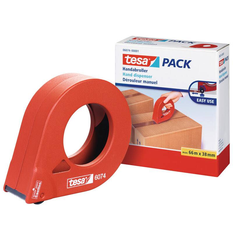 Tapedispenser metal EAN 1-38 38mm lukket håndholdt