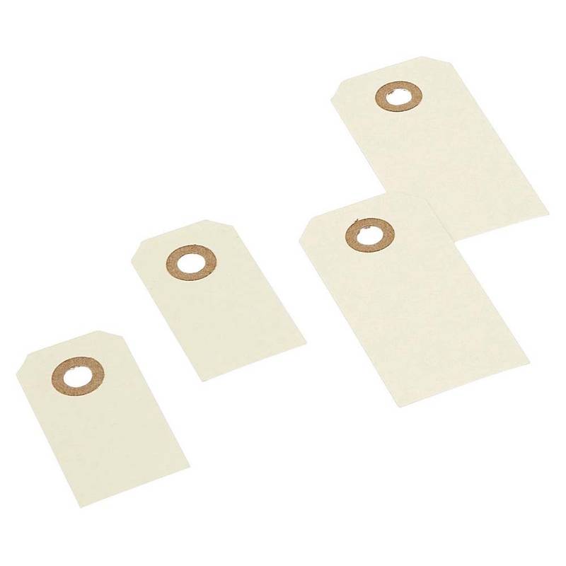 Manillamærker kraftig 30x60mm natur