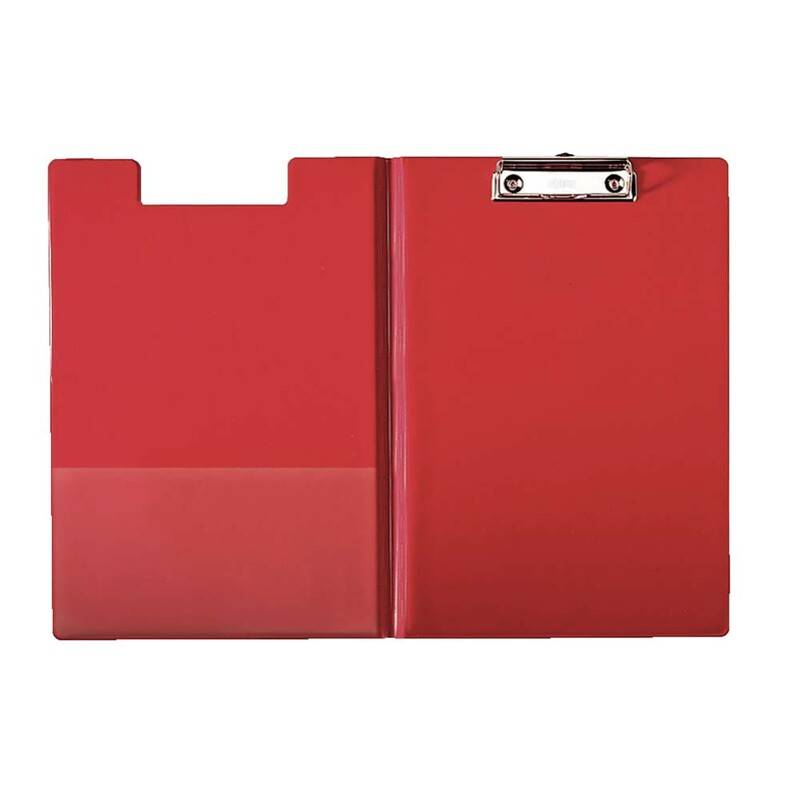 Esselte clipboard med forside PP A4 rød
