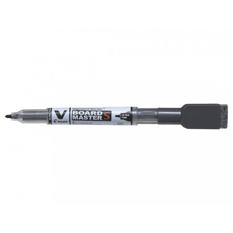 Pilot V-Board Master S whiteboardmarker med magnet sort