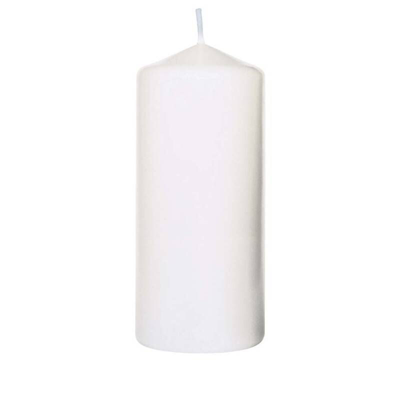 Bloklys 72 timer 8x15cm hvid