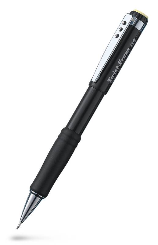 Pentel Twist Erase pencil QE519 0,9mm sort