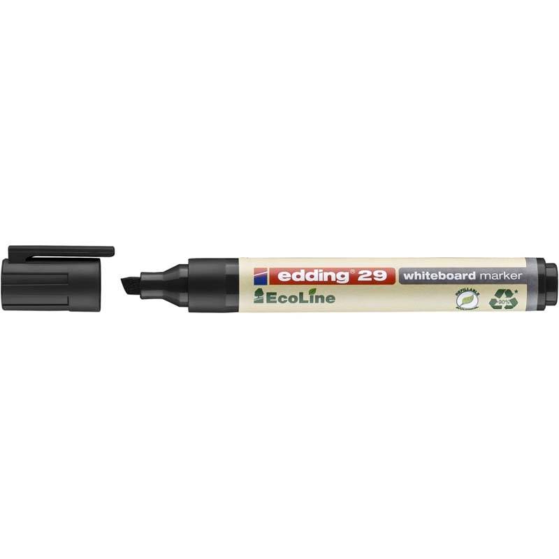 Edding 29 EcoLine whiteboardmarker 1-5mm skrå spids sort