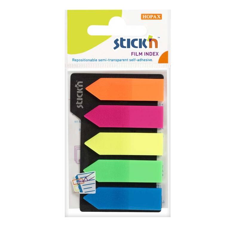 Stick'N indexfaner neon pile 12x45mm, 5x40 stk